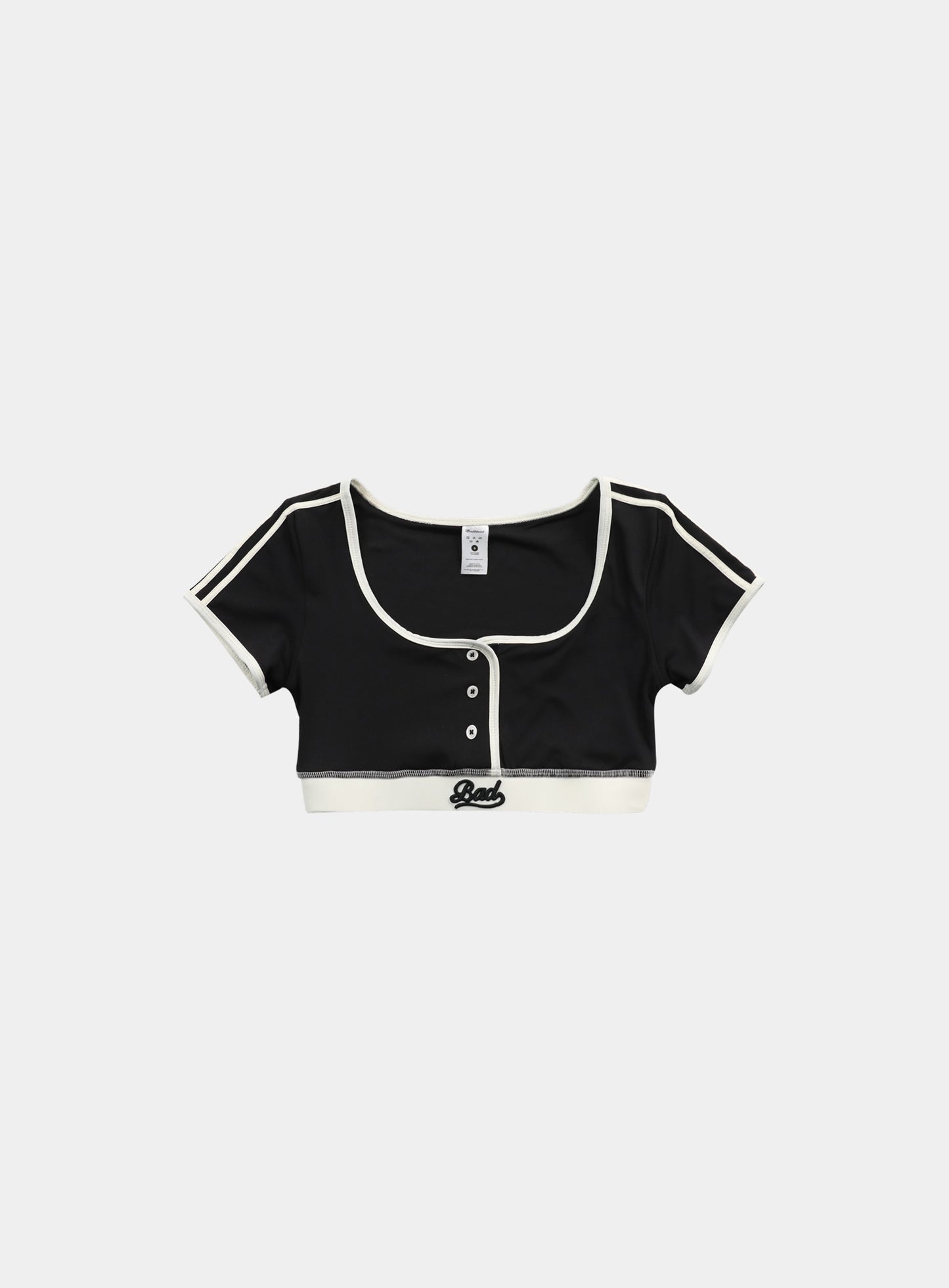 BADBLOOD Korea 24 Summer New American Spice Girl Sports Style Short-sleeved Shirt+High Waist Pant Set
