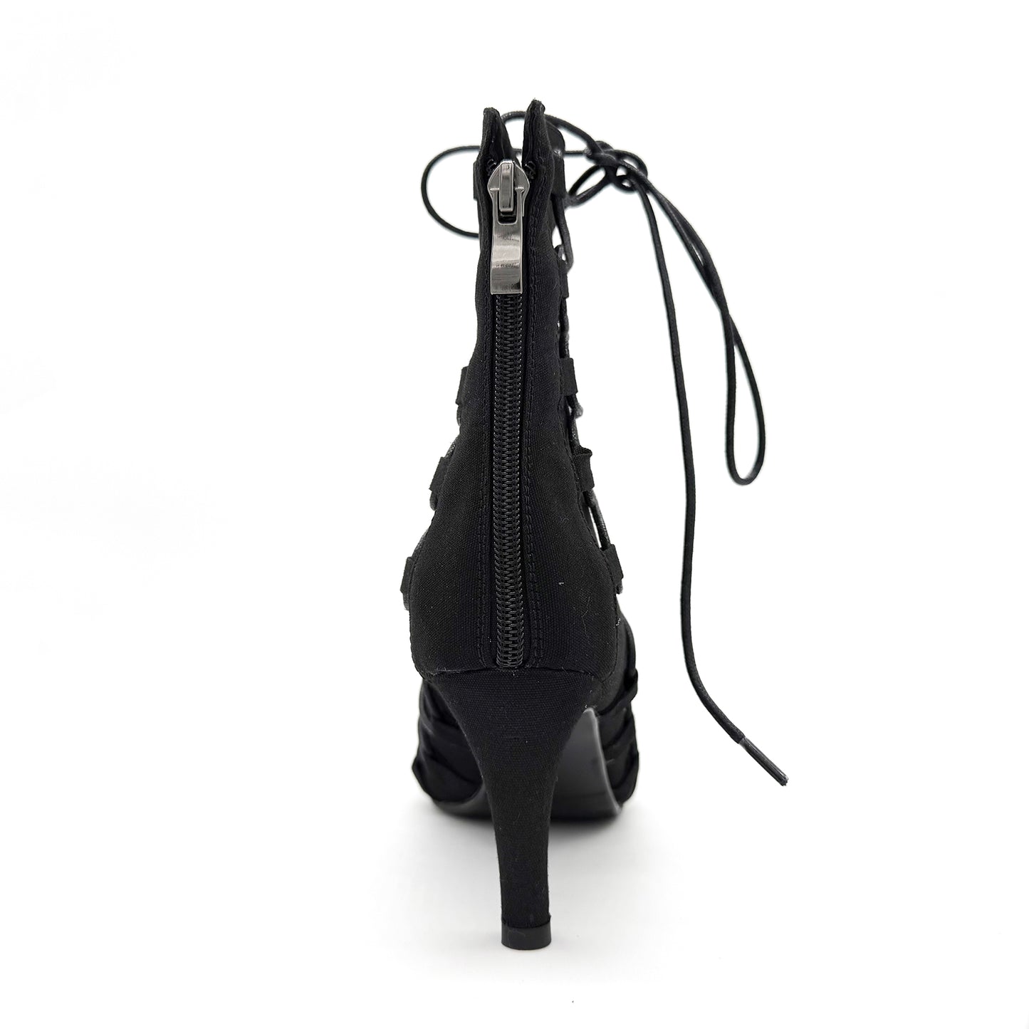 Lace-up jazz dance high heels, short sandals, openwork dancing shoes, soft-soled high-top dance shoes heels