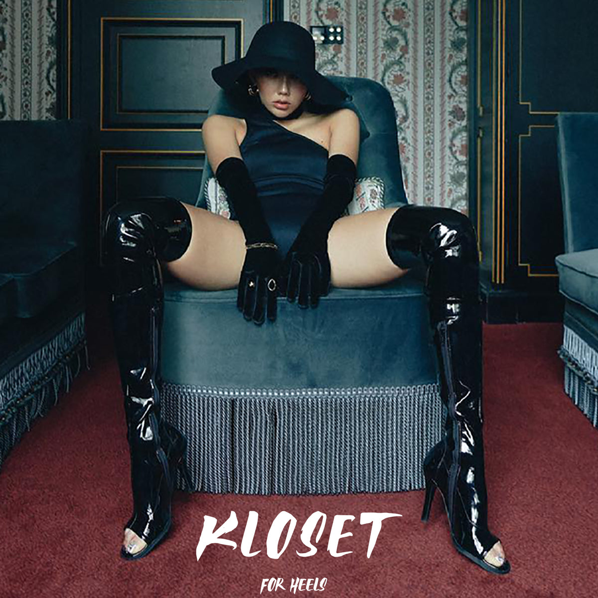 Lisa's same fishmouth jazz dance heels heels dancing shoes patent leather sexy stretch dancing boots women's men