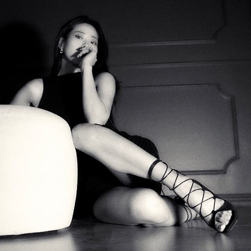 Lace up sexy jazz exclusive high heels, short tube cool boots, hollow out dance shoes, soft soled short boots, dance shoes, heels, women