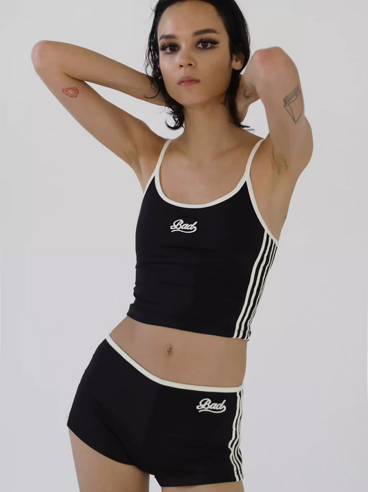 Badblood Korea 24 summer new American retro sports style spice girl camisole shorts suit