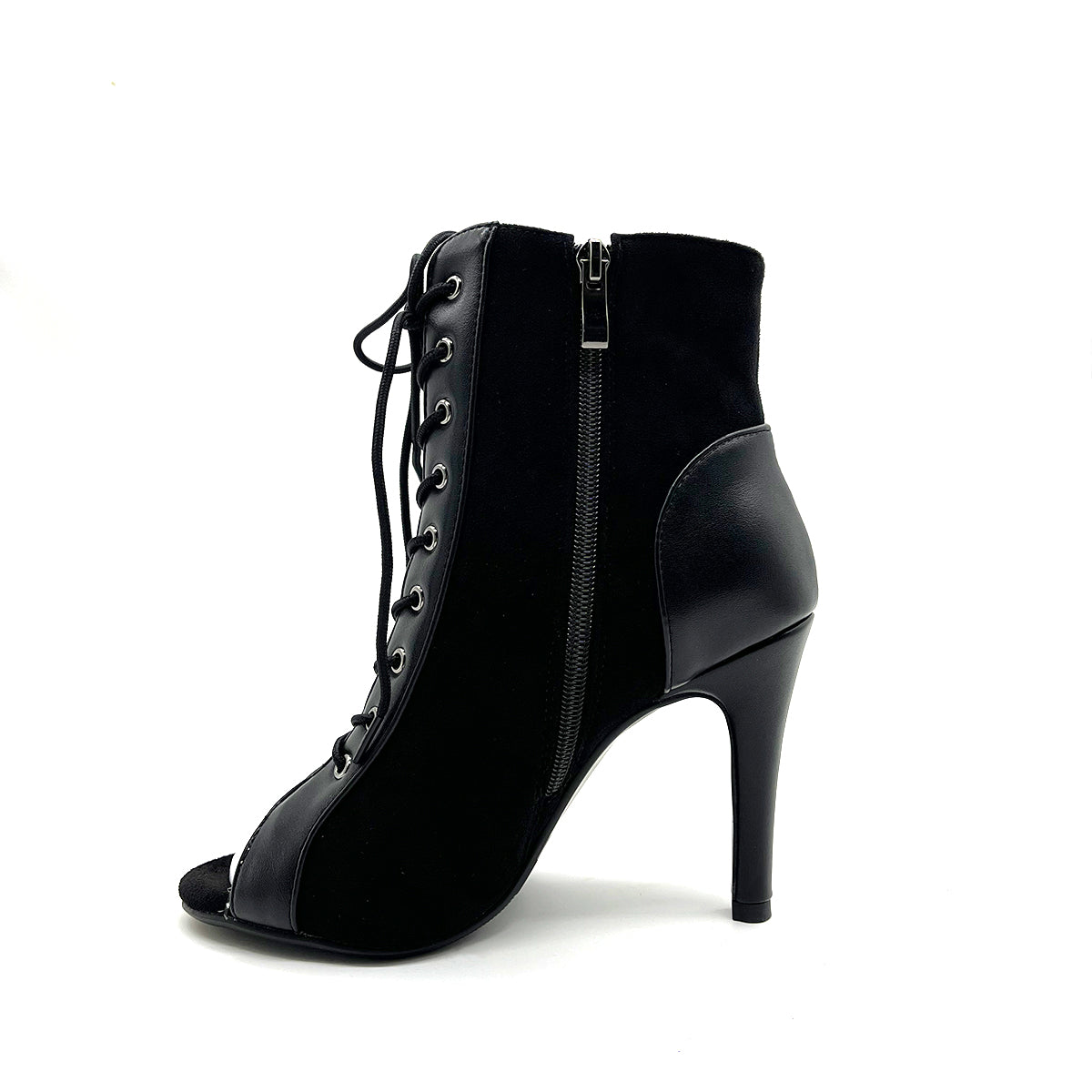 Lace boots, jazz dance-only high heels, sexy dancing heels dancing shoes, booties, summer open-toed fishmouth sandals