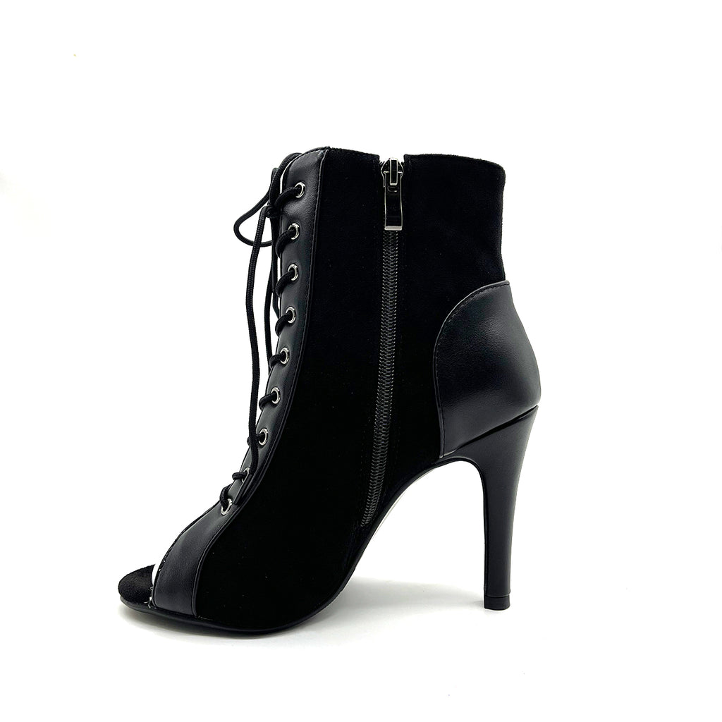 Lace boots, jazz dance-only high heels, sexy dancing heels dancing shoes, booties, summer open-toed fishmouth sandals