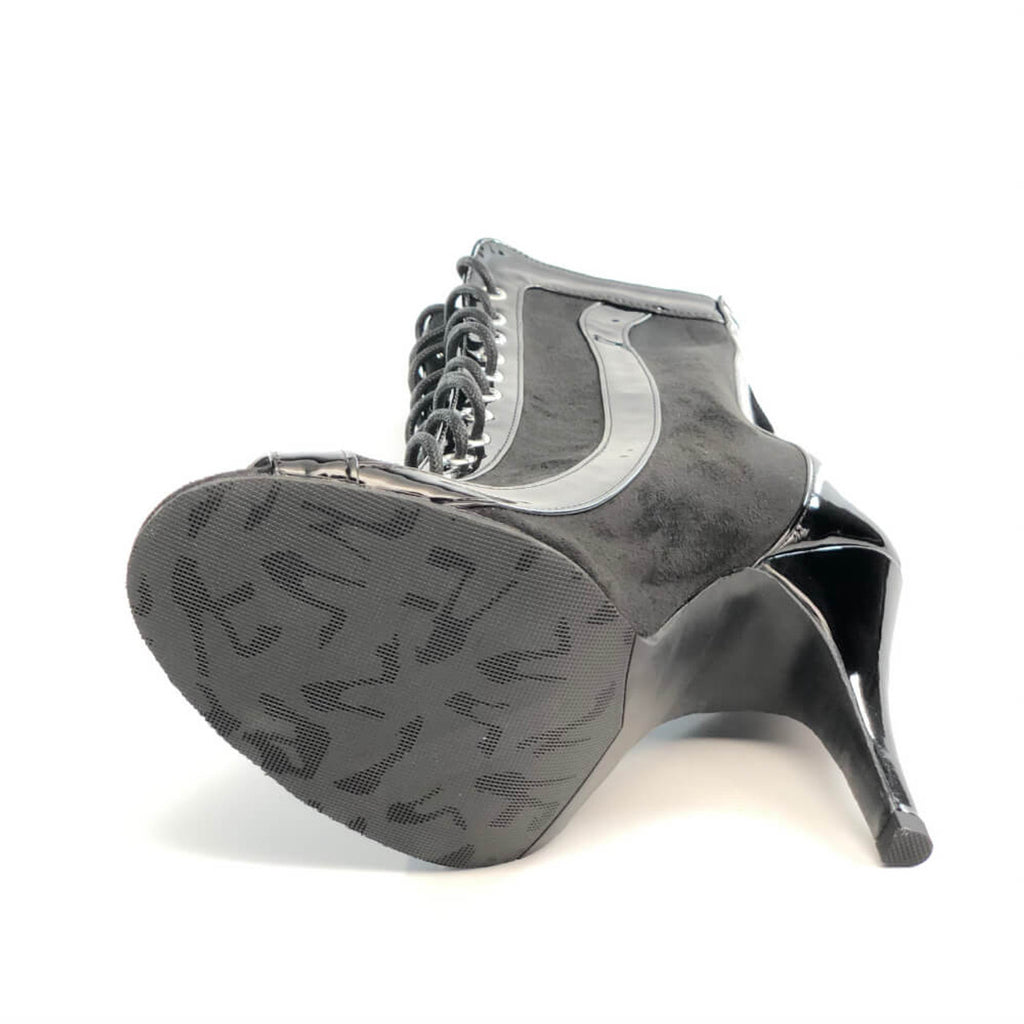 Silver fishbill strappy jazz dance heels dancing shoes stretch dancing booties summer open-toe sandals