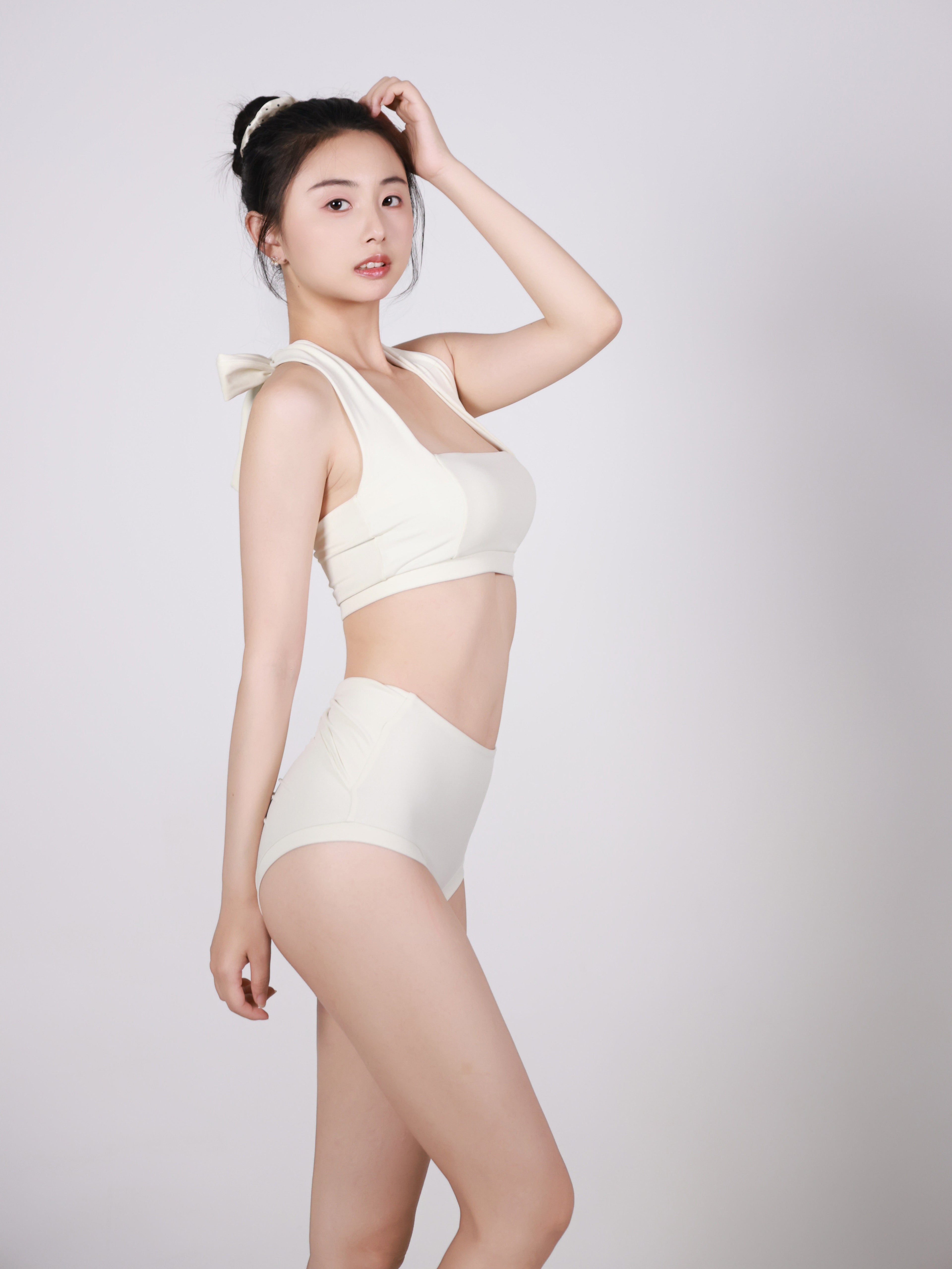 Professional polewear anti-light shorts pole dance costume leggings shorts wear sports briefs sexy on the outside