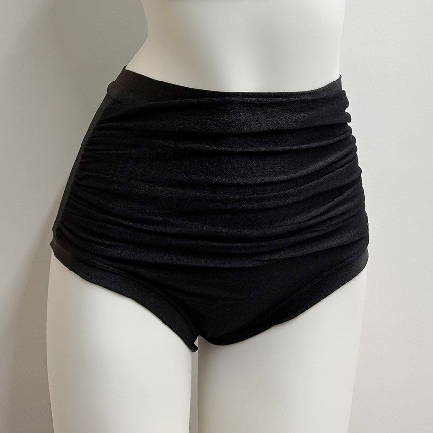 Pole dance costume underwear women's pole wear mesh beautiful back bra suspender professional anti-light shorts set