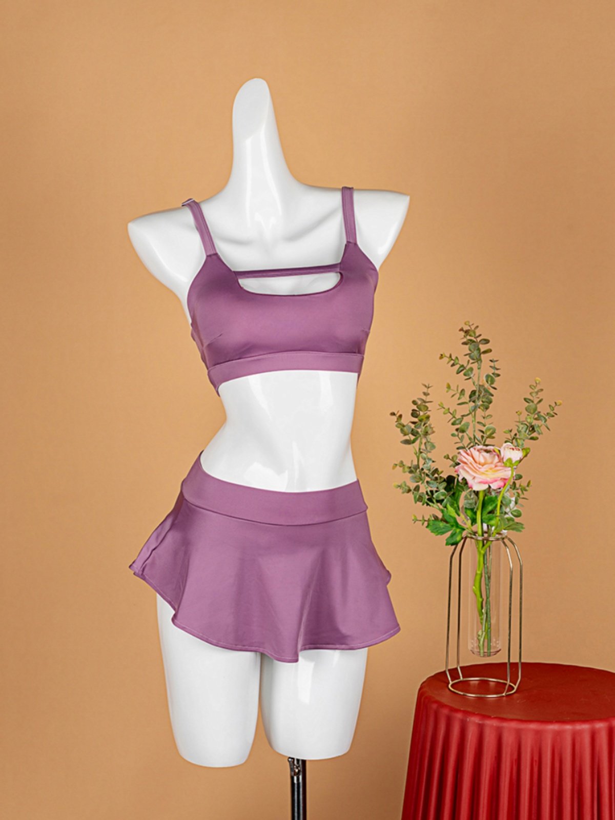 Candy-colored sexy pololewear suit pole dance suit shorts beautiful back professional anti-light sports vest top