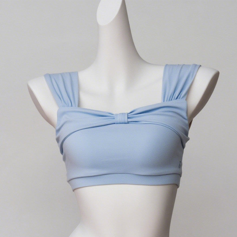 Pole dance underwear, summer professional polewear, shoulder strap vest top, feminine sports fitness