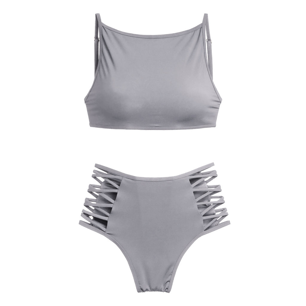 Pole dancer costume underwear women's sports vest polewear lace-up beautiful back bra camisole shorts sexy suit