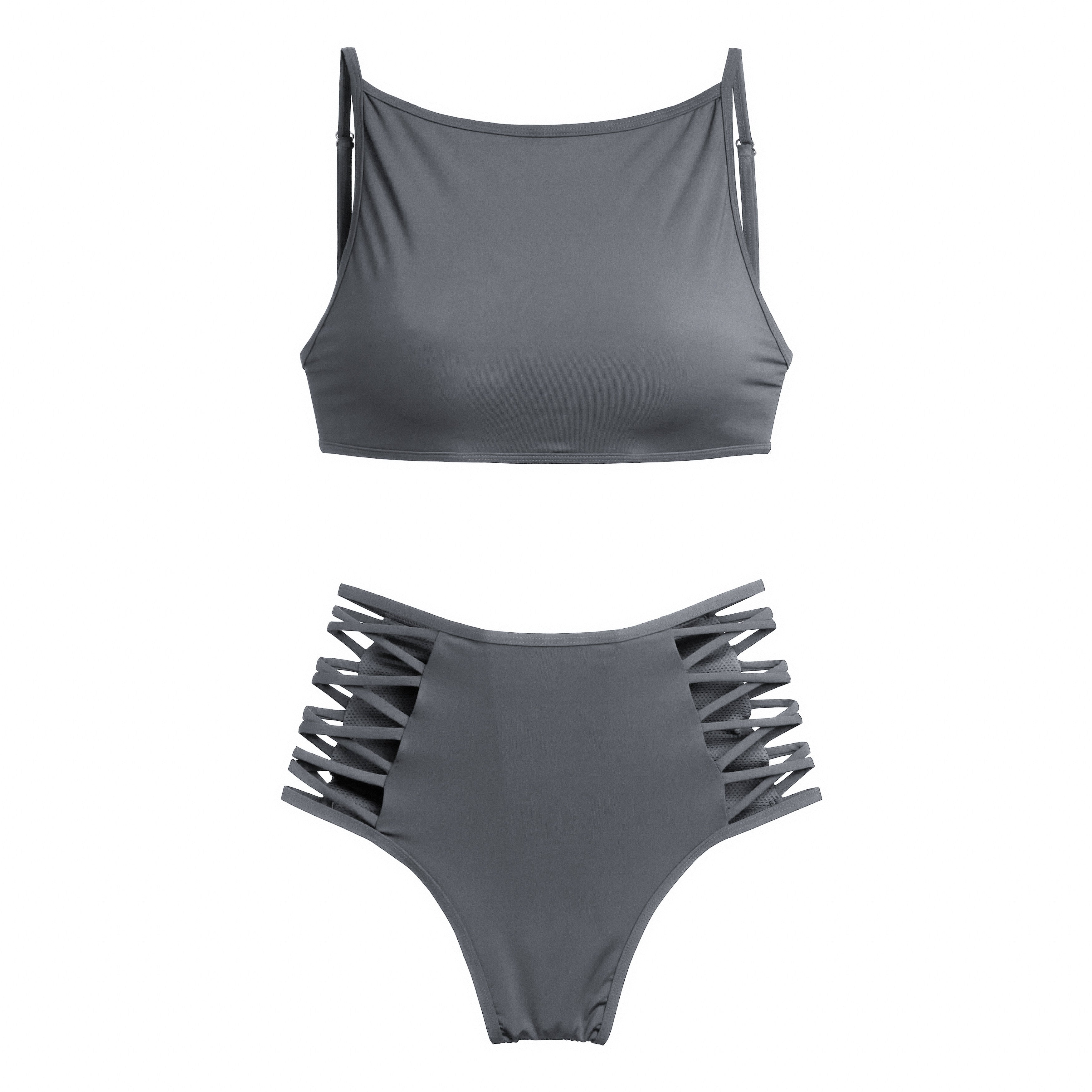 Pole dancer costume underwear women's sports vest polewear lace-up beautiful back bra camisole shorts sexy suit