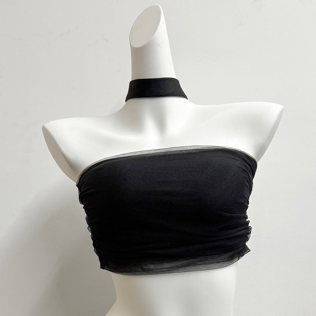 Pole dance costume underwear women's pole wear mesh beautiful back bra suspender professional anti-light shorts set