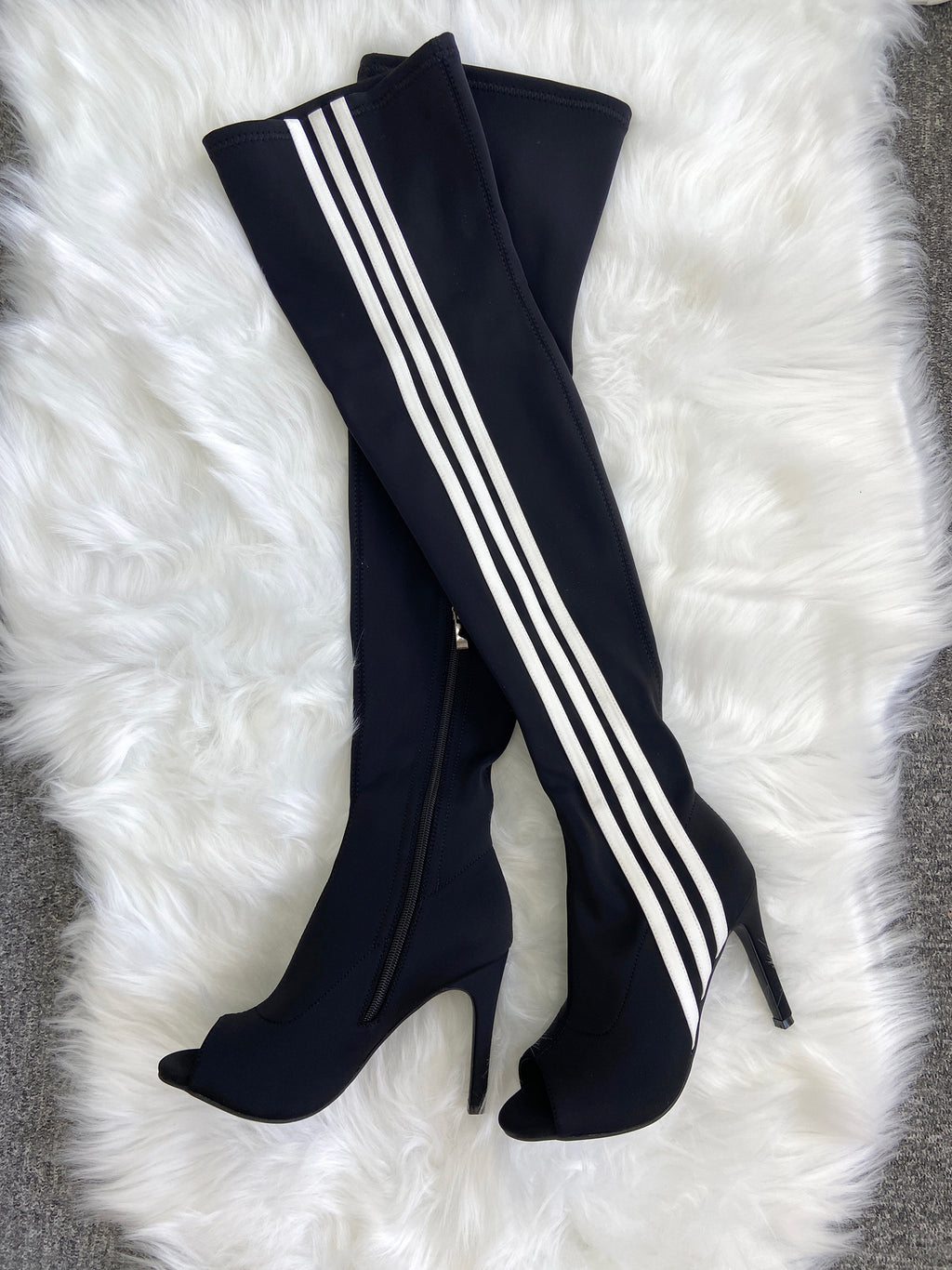 Jazz dance high heels heels dance shoes three bars hot girl red high heel boots long elastic boots girl