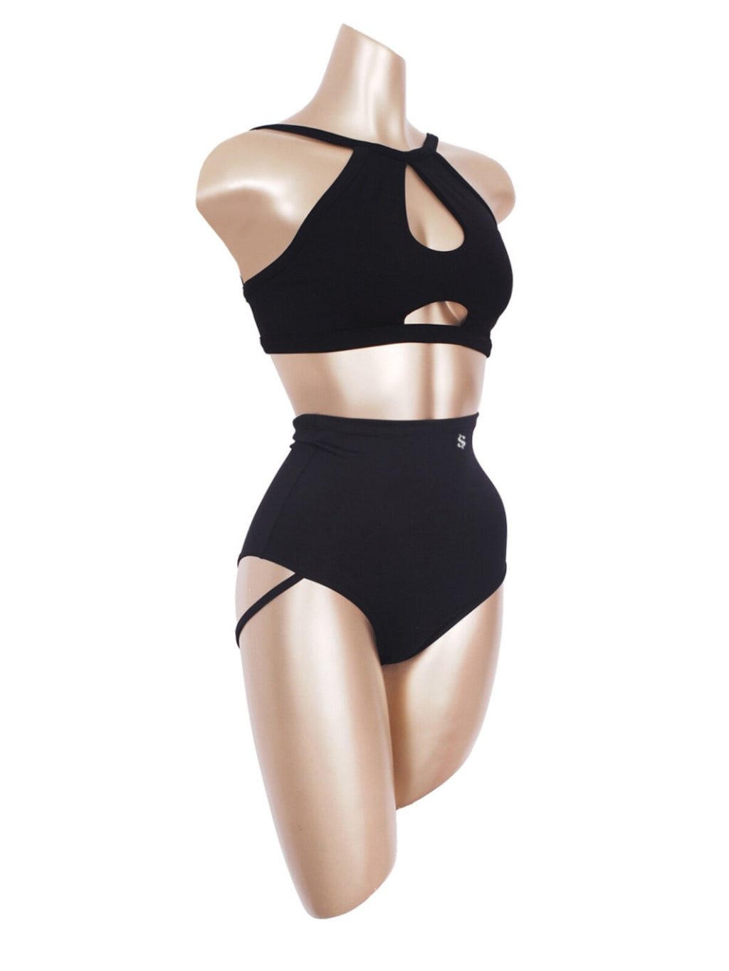 Polewear beautiful back sports bra sexy fitness vest style hollow suspender anti-sagging running gathering bra