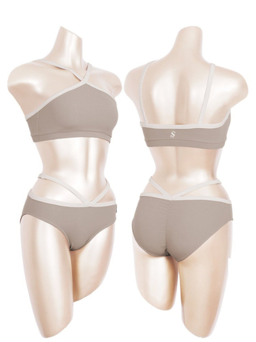 Suspender sexy polewear vest steel tube suit shorts beautiful back professional anti-light sports fitness vest top