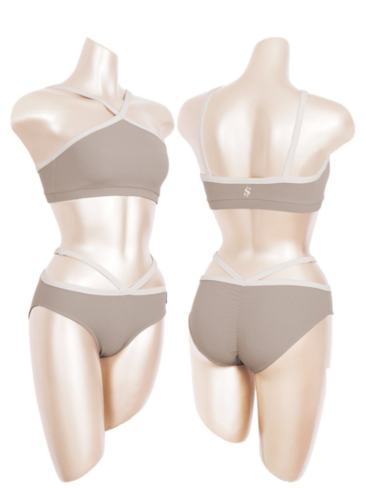 Suspender sexy polewear vest steel tube suit shorts beautiful back professional anti-light sports fitness vest top