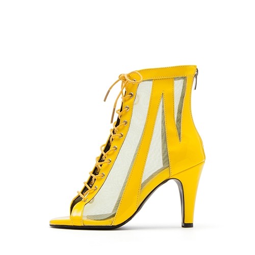 Red mesh jazz dancing fish mouth high heels HEELS special dancing shoes boots dancing shoes sandals dancing women and men