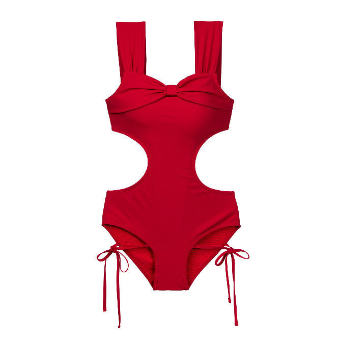 New professional one-piece pole dance costume polewear practice wear temperament slim fit, hollow bow anti-light