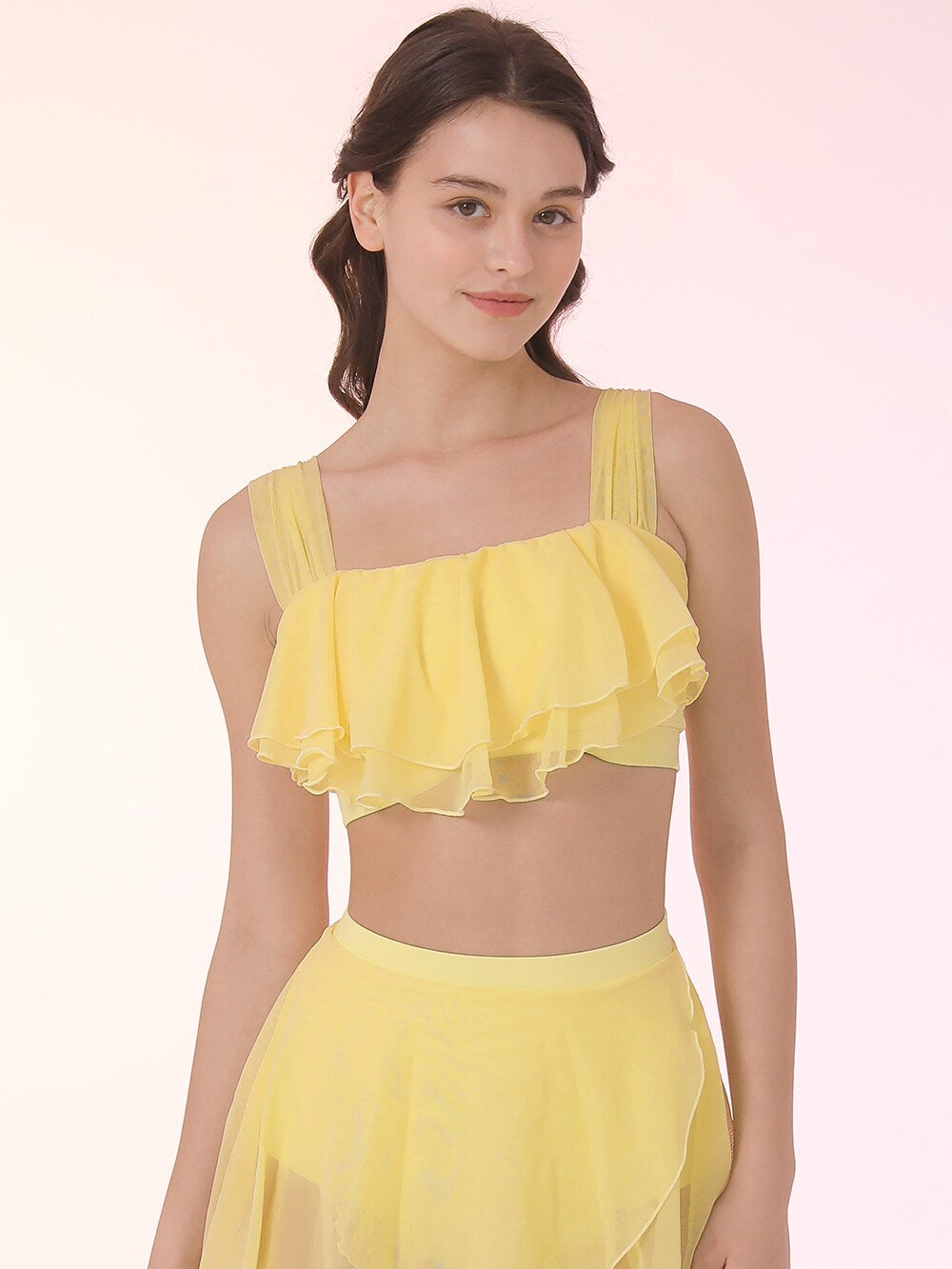 Pole dance costume underwear women's pole wear mesh beautiful back bra suspender professional anti-light shorts set