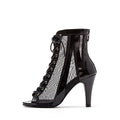 Red mesh jazz dancing fish mouth high heels HEELS special dancing shoes boots dancing shoes sandals dancing women and men