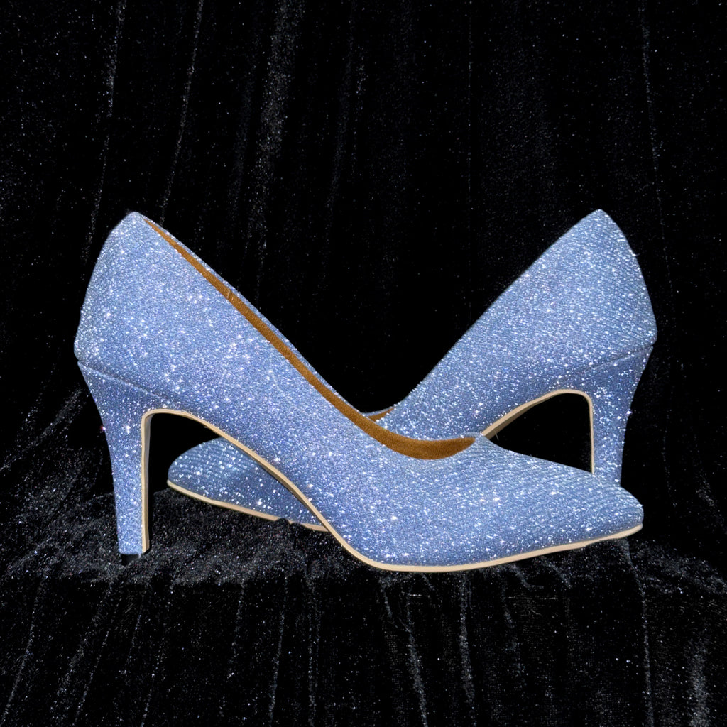 Original pump sparkling crystal jazz dance shoes, full diamond greet, shallow heels, ultra-stable dance high heels for women