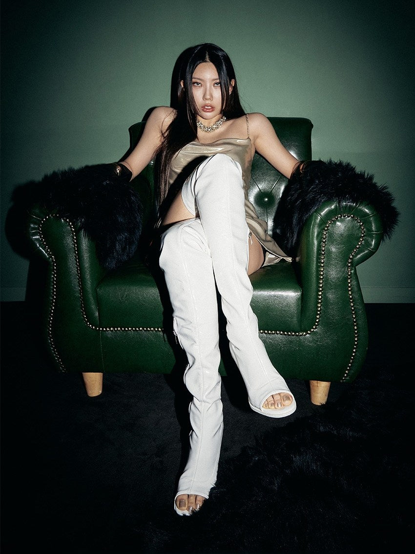 White jazz dancing boots over the knee heels heels dancing boots boots patent leather sexy dancing boots girl