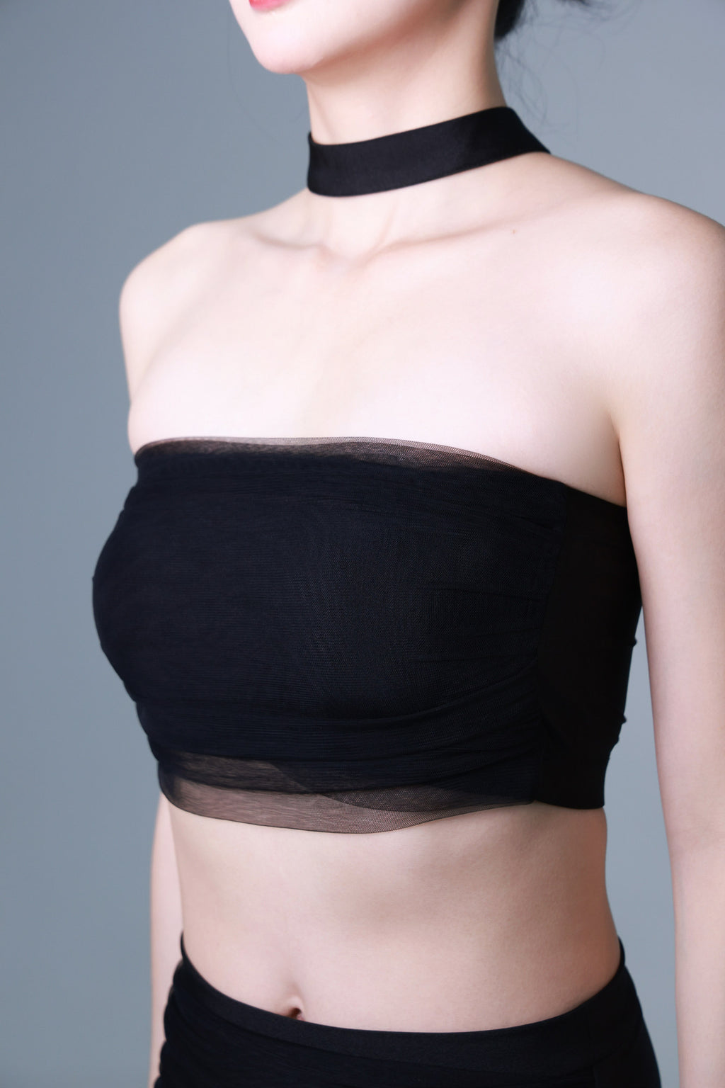 Pole dance costume underwear women's pole wear mesh beautiful back bra suspender professional anti-light shorts set