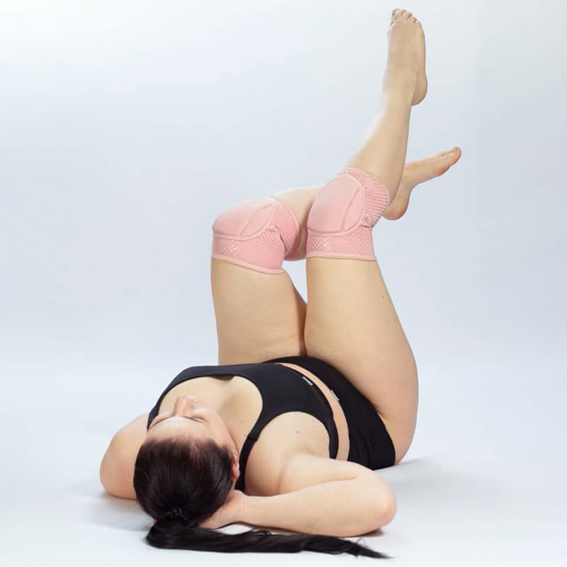 Professional steel tube knee pad grip knee anti-slip poledance special kneeling dancing sports anti-collision anti-fall women