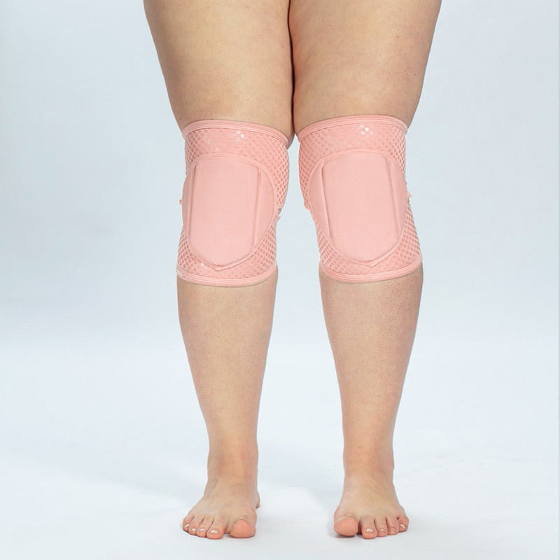 Professional steel tube knee pad grip knee anti-slip poledance special kneeling dancing sports anti-collision anti-fall women