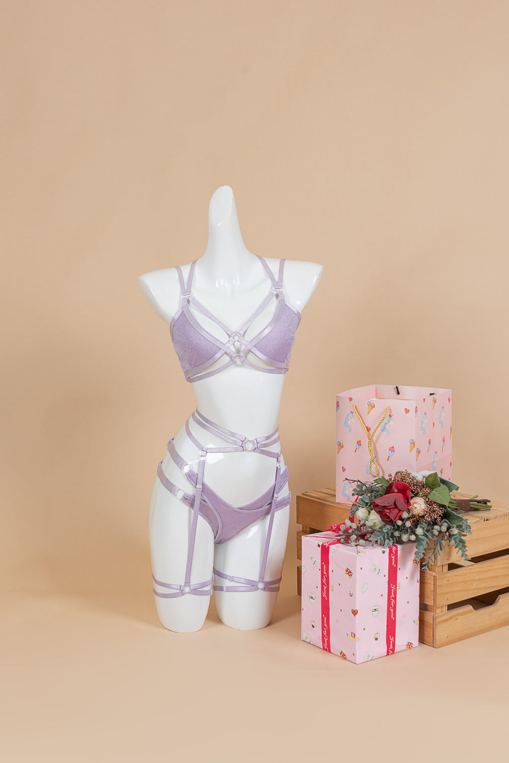 Suspender sexy polewear suit pole dance suit shorts beautiful back professional anti-light sports vest top