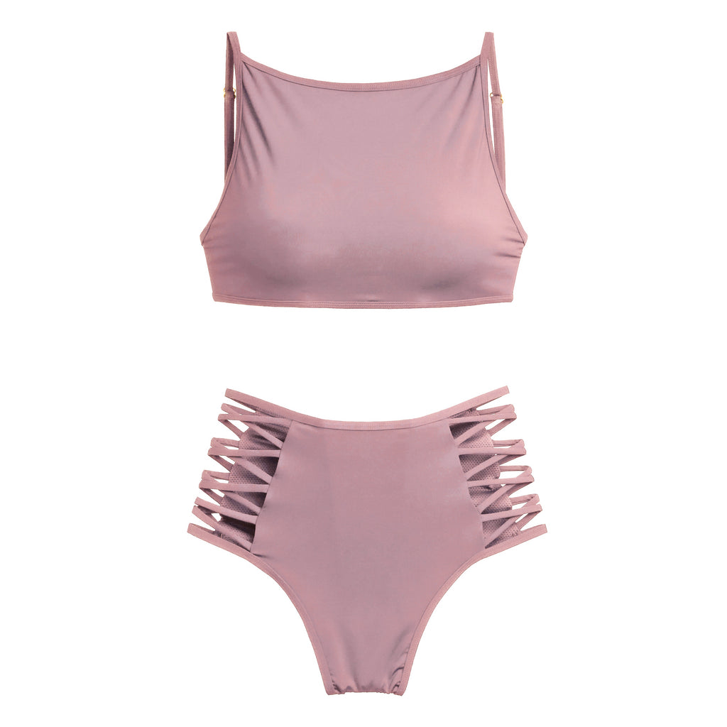 Pole dancer costume underwear women's sports vest polewear lace-up beautiful back bra camisole shorts sexy suit