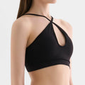 Professional polewear anti-light shorts pole dance costume cut-out top strap shorts sports irregular sexy
