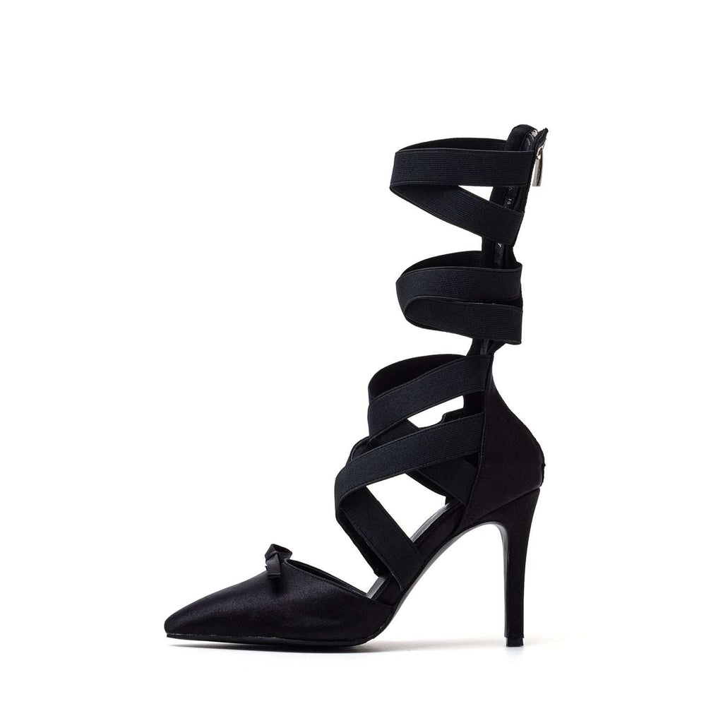 Heels Dance Shoes Sexy Roman Shoes Dancing Black Sandals Jazz Dance Special Pointed Heels Women's High Heel Boots