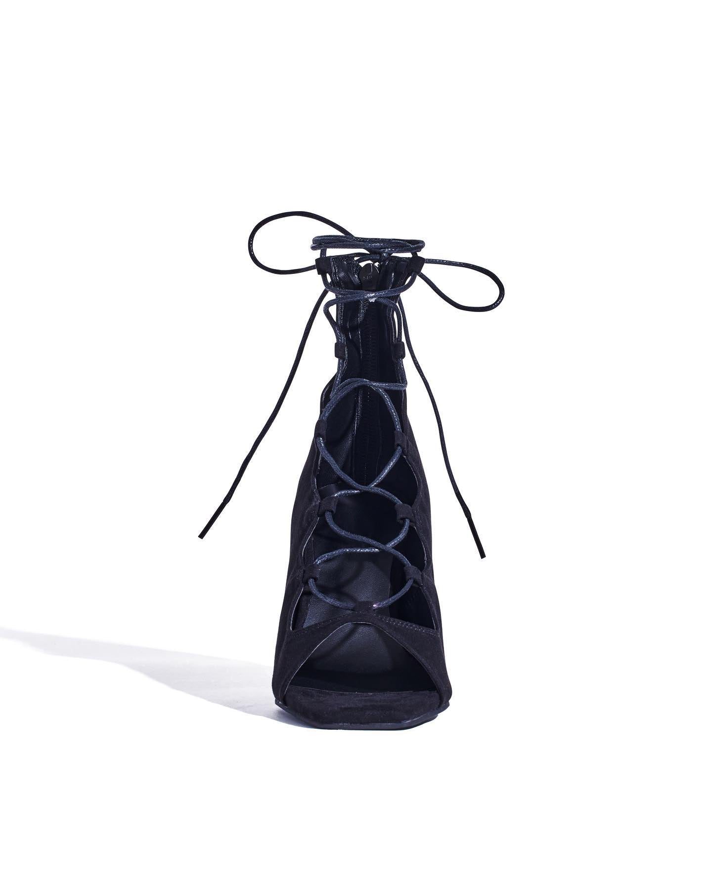 Lace up sexy jazz exclusive high heels, short tube cool boots, hollow out dance shoes, soft soled short boots, dance shoes, heels, women