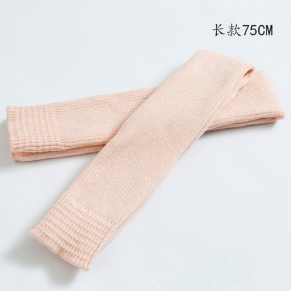 【Use with booties】Heels heels, over-the-knee sock covers, dancing leg covers, knitted to keep warm feet