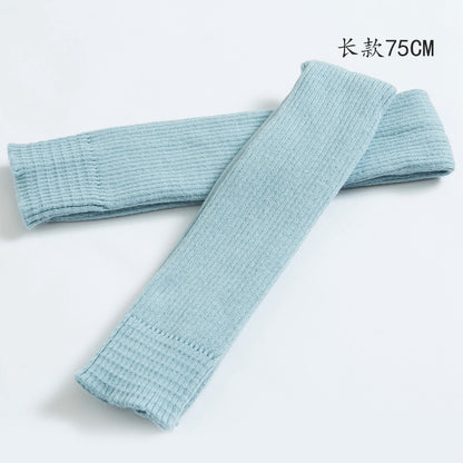 【Use with booties】Heels heels, over-the-knee sock covers, dancing leg covers, knitted to keep warm feet