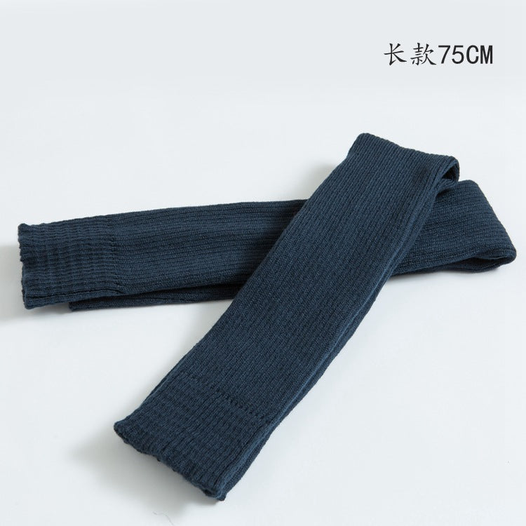 【Use with booties】Heels heels, over-the-knee sock covers, dancing leg covers, knitted to keep warm feet