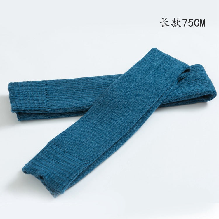 【Use with booties】Heels heels, over-the-knee sock covers, dancing leg covers, knitted to keep warm feet