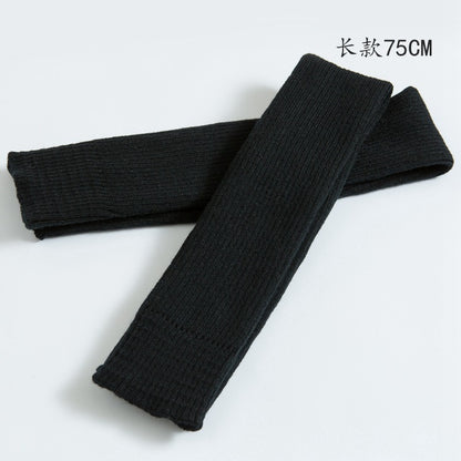 【Use with booties】Heels heels, over-the-knee sock covers, dancing leg covers, knitted to keep warm feet