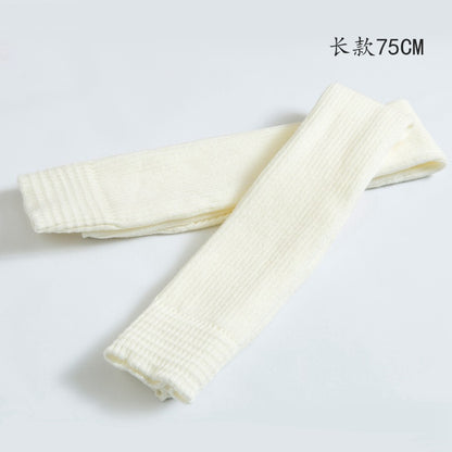 【Use with booties】Heels heels, over-the-knee sock covers, dancing leg covers, knitted to keep warm feet